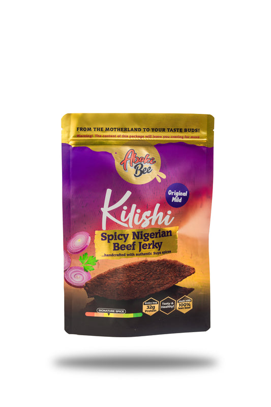 Small Size : Aboki Bee Kilishi - "Original Mild" Nigerian Beef Jerky 2.7 oz