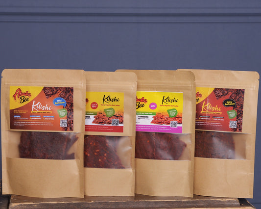 Small Size Variety Bundle- AbokiBee Kilishi flavors (4 Bags)